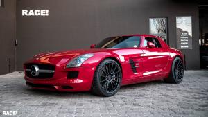 Mercedes-Benz SLS AMG Coupe by Brabus & RACE! on Vossen Wheels 2018 года 